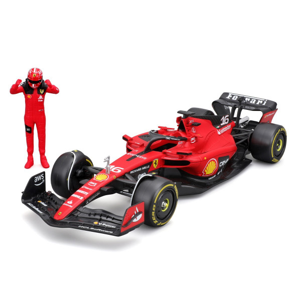 Автомодель з фігуркою - Ferrari SF-23 (1:24)