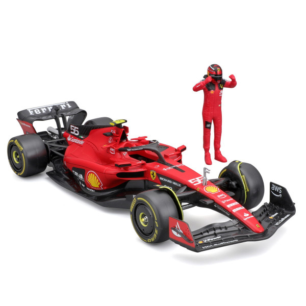 Автомодель з фігуркою - Ferrari SF-23 (1:24)