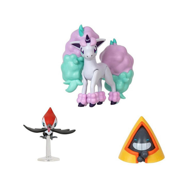 Набір ігрових фігурок Pokemon - Снорант, Пікіпек, Поніта аніме