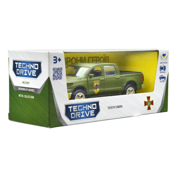 Машинка металева із серії "Шеврони Героїв" - Toyota Tundra - "93 ОМБР"