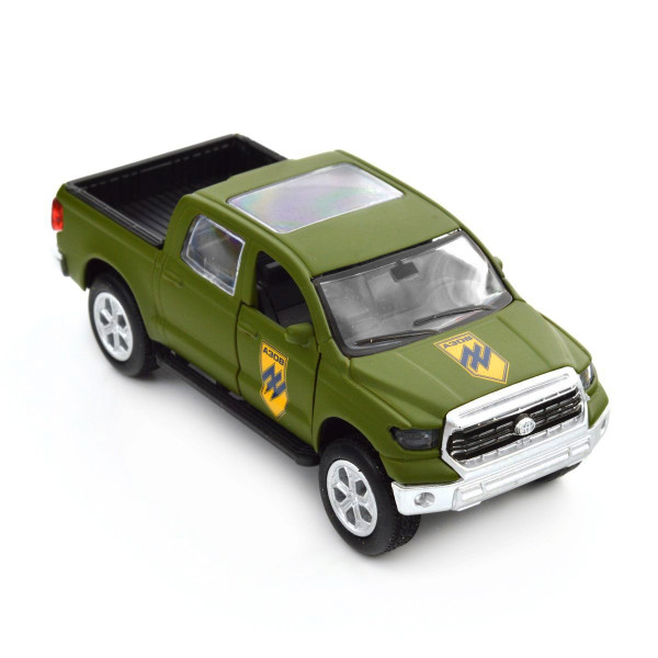 Машинка металева із серії "Шеврони Героїв" - Toyota Tundra - "93 ОМБР"