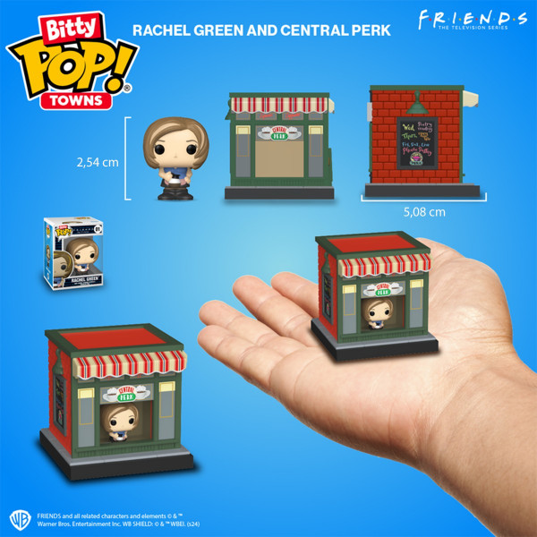 Набір фігурок Bitty Pop! Town – Рейчел у кав’ярні Central Perk