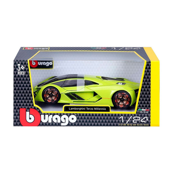 Автомодель - Lamborghini Terzo Millennio (асорті зелений, чорний, 1:24)