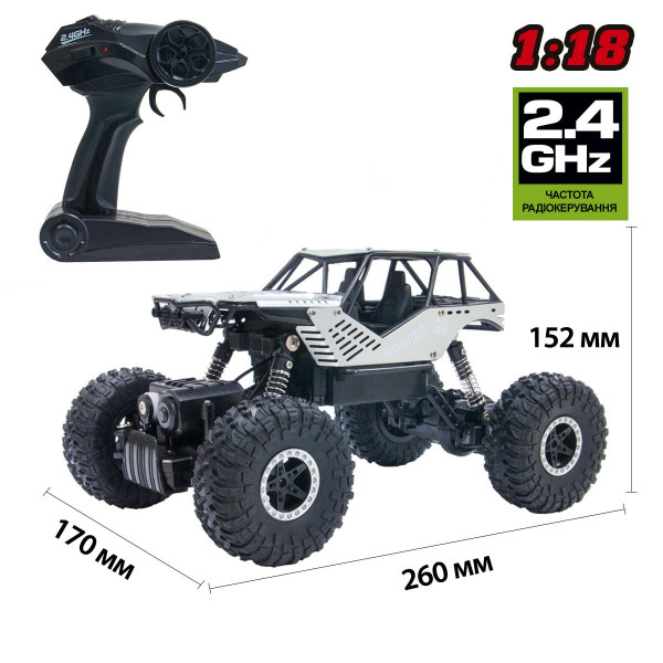 Автомобіль Off-Road Crawler на р/к – Rock  (1:18)