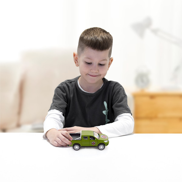 Машинка металева із серії "Шеврони Героїв" - Toyota Hilux - "Червона калина"