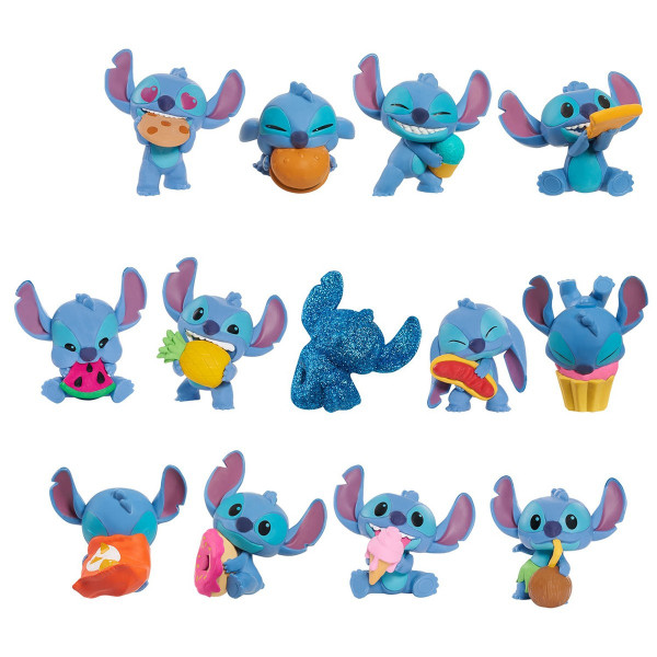 Фігурка-сюрприз у капсулі STITCH серії "Feed Me" - СТІЧ ЗІ СМАКОЛИКАМИ (в асорт., у диспл.)