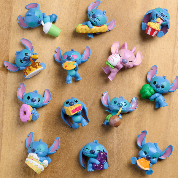 Фігурка-сюрприз у капсулі STITCH серії "Feed Me" - СТІЧ ЗІ СМАКОЛИКАМИ (в асорт., у диспл.)