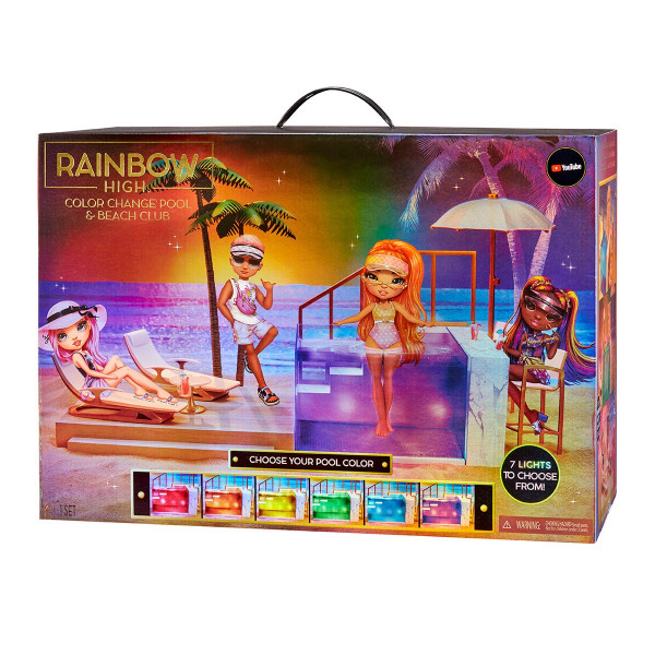 Ігровий набір для ляльок Rainbow High серії Pacific Coast - Вечірка біля басейну