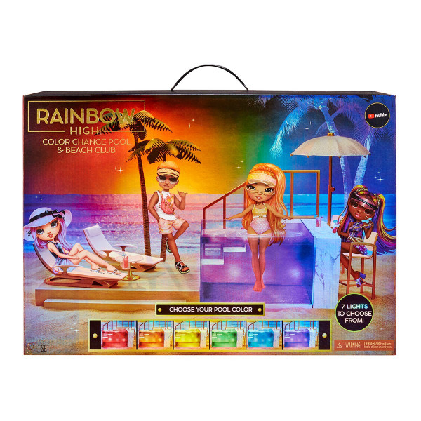 Ігровий набір для ляльок Rainbow High серії Pacific Coast - Вечірка біля басейну