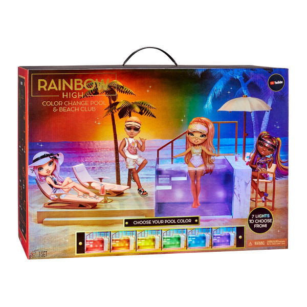 Ігровий набір для ляльок Rainbow High серії Pacific Coast - Вечірка біля басейну