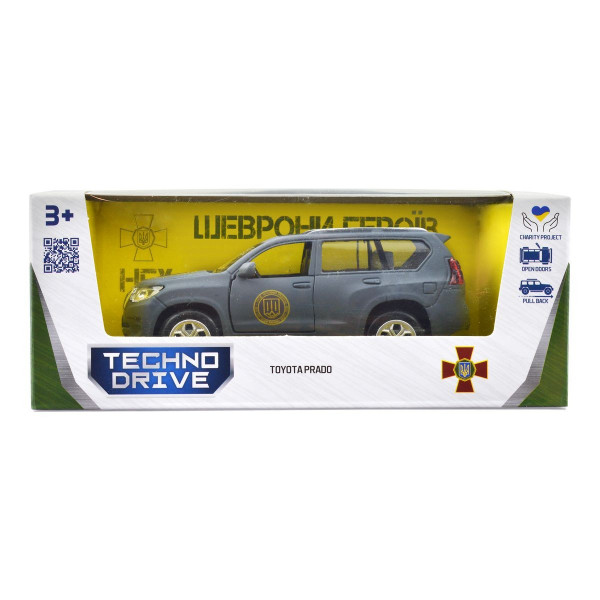 Машинка металева "Шеврони Героїв – Toyota Prado  – Кара Даг"