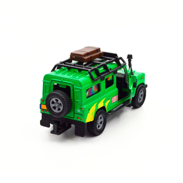 Ігровий набір – Land Rover (з причепом і динозавром)