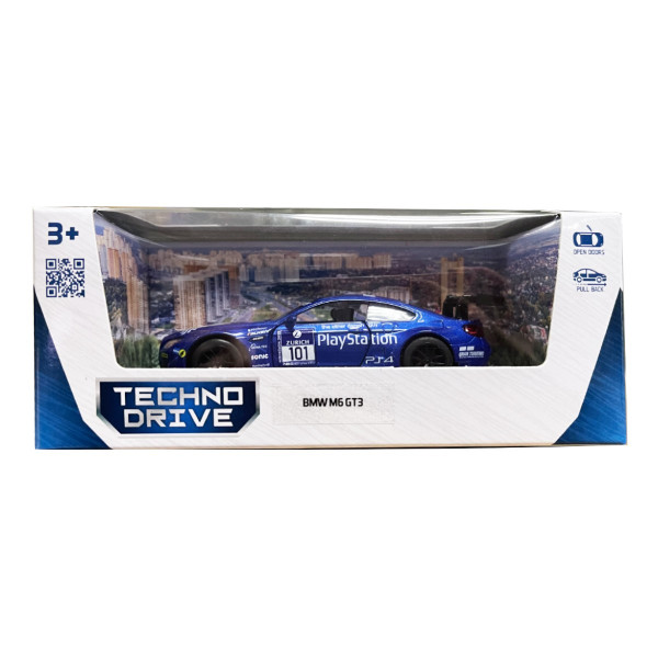 Автомодель "BMW M6 GT3", масштаб - 1:44