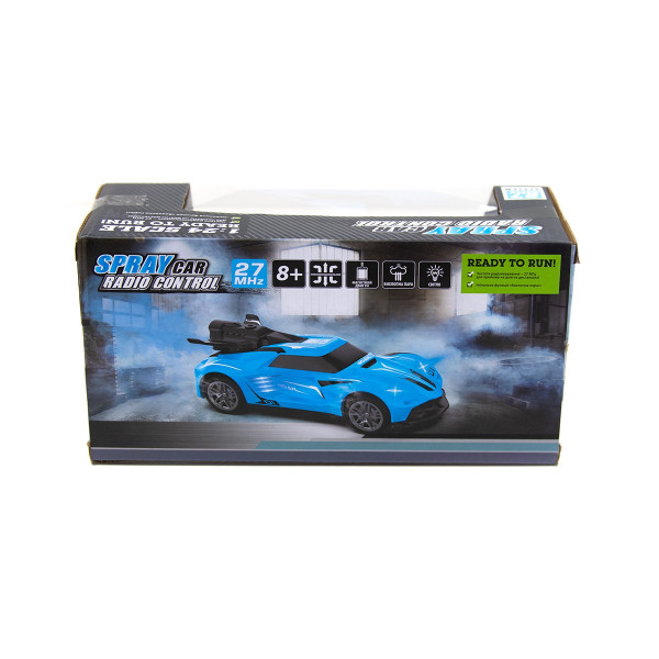 Автомобіль Spray Car на р/в - Sport (блакитний, 1:24, світло, вихлопна пара)