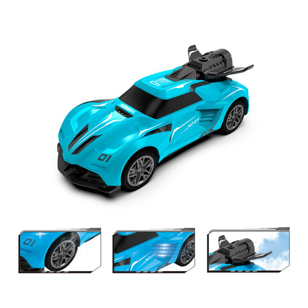 Автомобіль Spray Car на р/в - Sport (блакитний, 1:24, світло, вихлопна пара)