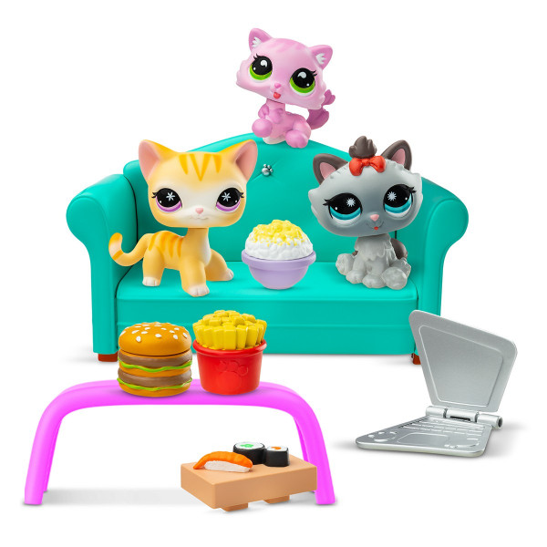Ігровий набір Littlest Pet Shop - Вечірка зі смаколиками