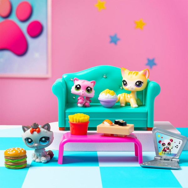 Ігровий набір Littlest Pet Shop - Вечірка зі смаколиками