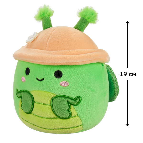М'яка іграшка Squishmallows - Богомол Трентон у капелюсі (19 cm)