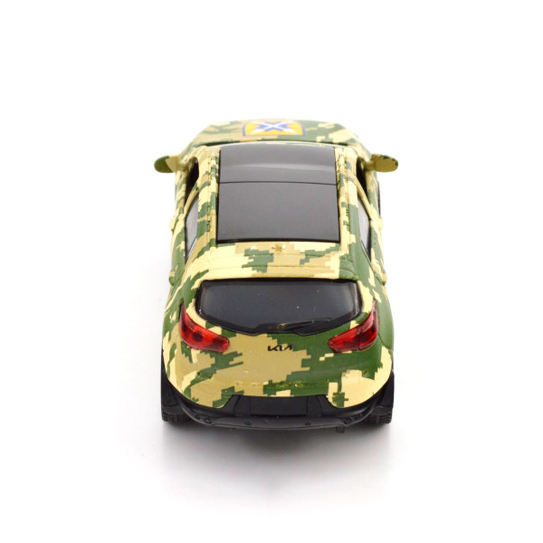 Машинка металева із серії "Шеврони Героїв" - Kia Stortage R - "56 ОМПБР"