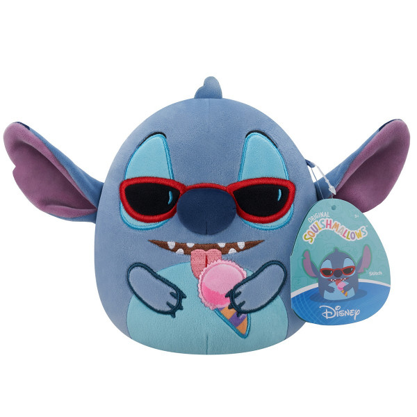 М'яка іграшка Squishmallows серії Disney - Стіч з морозивом (17 см)