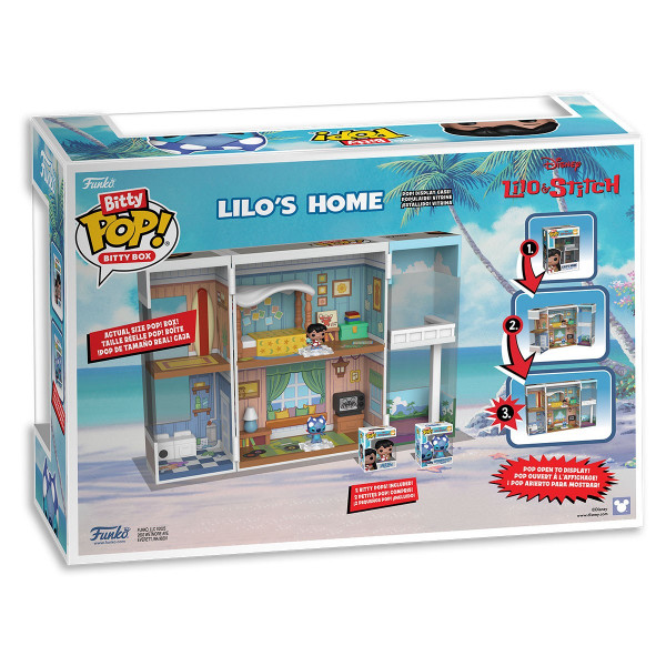 Ігровий набір Bitty POP! Boxes серії Ліло і Стіч - Будиночок Ліло