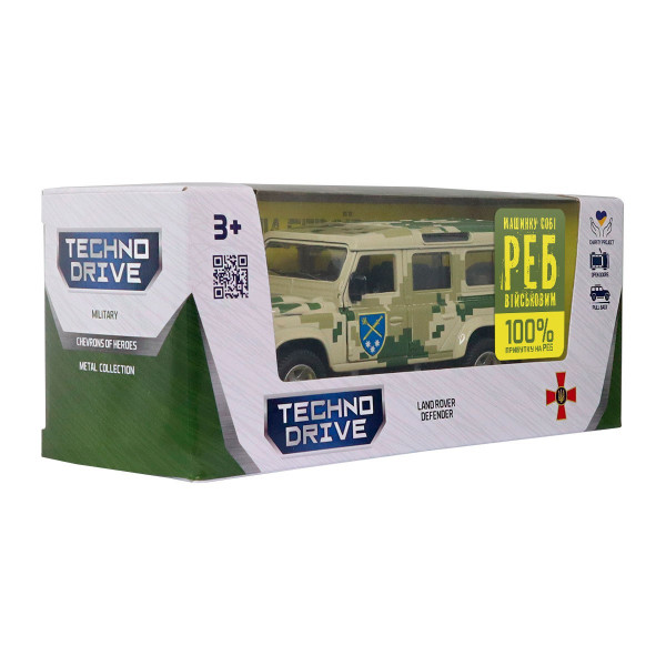 Автомодель серії Шеврони Героїв - Land Rover Defender - ОК Схід