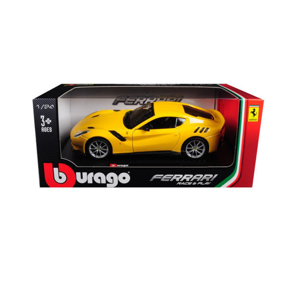 Автомодель - Ferrari F12Tdf (асорті жовтий, червоний, 1:24)