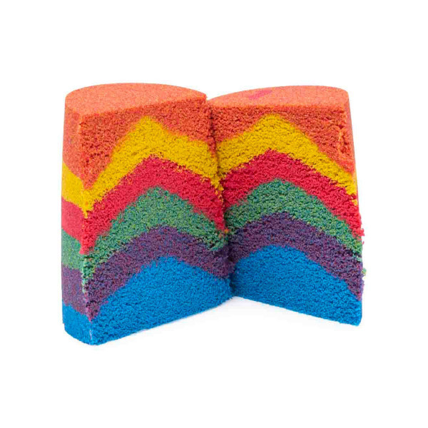 Набір піску для дитячої творчості - Kinetic Sand Веселковий мікс
