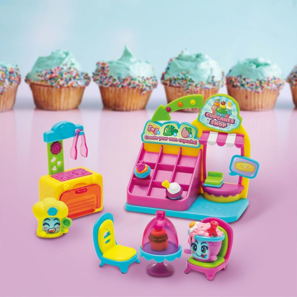 Ігровий набір Moji Pops серії «Box I Like» –  Капкейк-кафе