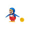 Ігрова фігурка з артикуляцією SUPER MARIO - Маріо-пінгвін 10 cm