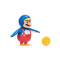 Ігрова фігурка з артикуляцією SUPER MARIO - Маріо-пінгвін 10 cm