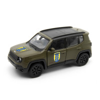 Машинка металева із серії "Шеврони Героїв" - JEEP Renegade Trailhawk - "Айдар"