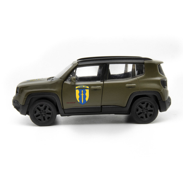 Машинка металева із серії "Шеврони Героїв" - JEEP Renegade Trailhawk - "Айдар"