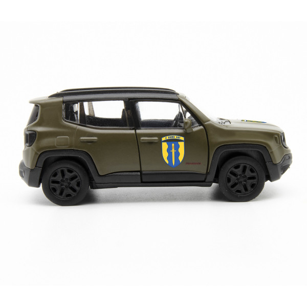 Машинка металева із серії "Шеврони Героїв" - JEEP Renegade Trailhawk - "Айдар"