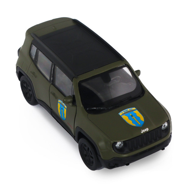 Машинка металева із серії "Шеврони Героїв" - JEEP Renegade Trailhawk - "Айдар"