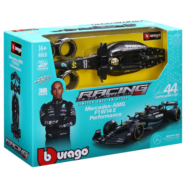 Авто-конструктор - Mercedes-AMG F1 W14 Performance (1:24) (#44)