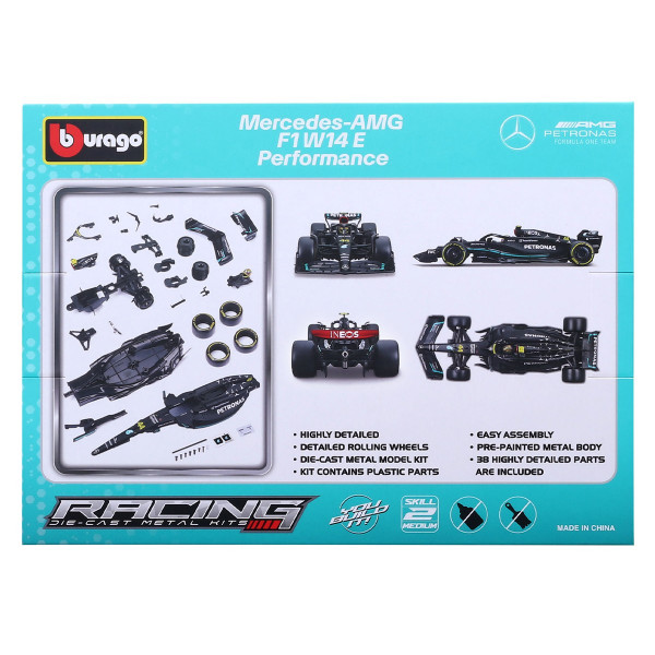 Авто-конструктор - Mercedes-AMG F1 W14 Performance (1:24) (#44)