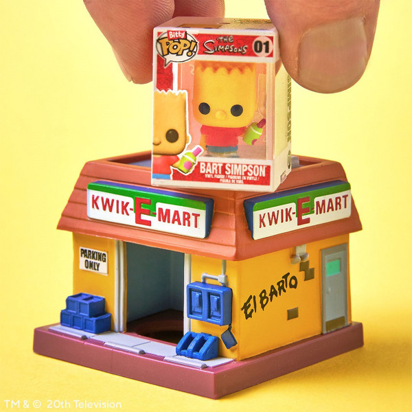 Набір фігурок Bitty Pop! Town - Барт Сімпсон і Квікі-Март