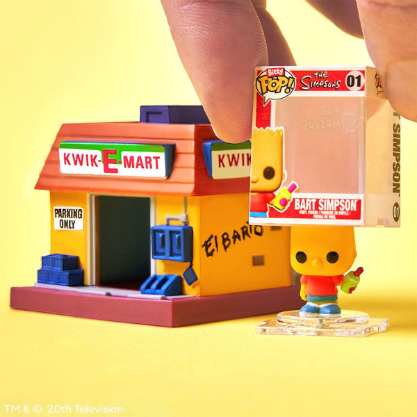 Набір фігурок Bitty Pop! Town - Барт Сімпсон і Квікі-Март