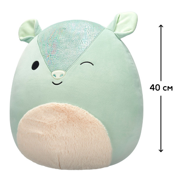 М'яка іграшка Squishmallows – Броненосець Арілла (40 cm)