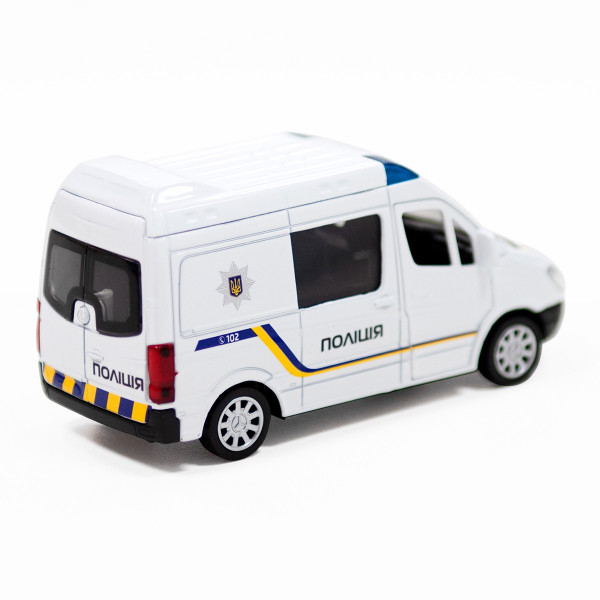 Машинка металева "Mercedes-Benz Sprinter Поліція"