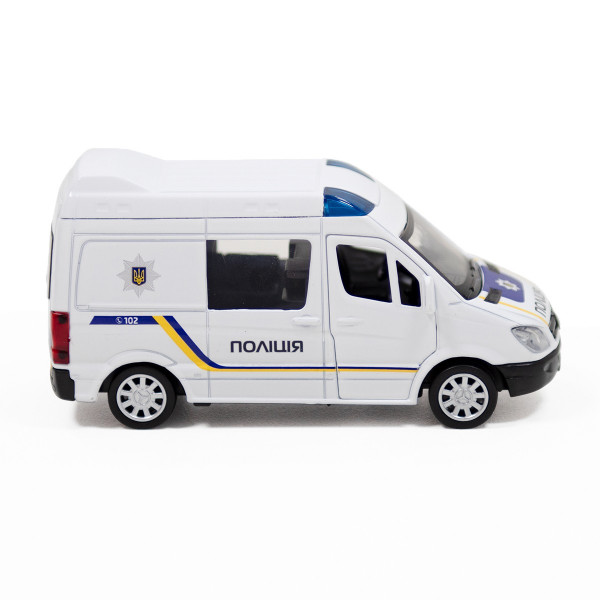 Машинка металева "Mercedes-Benz Sprinter Поліція"