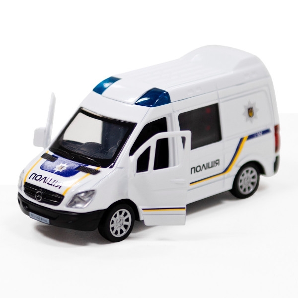 Машинка металева "Mercedes-Benz Sprinter Поліція"