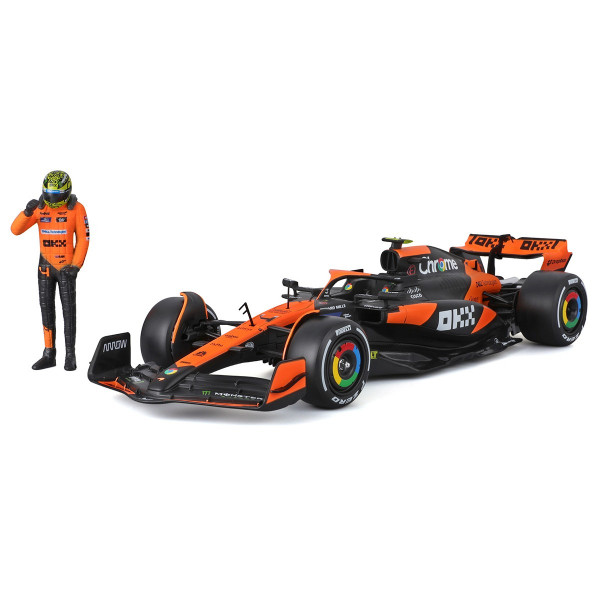 Автомодель з фігуркою - McLaren MCL38 (1:24)