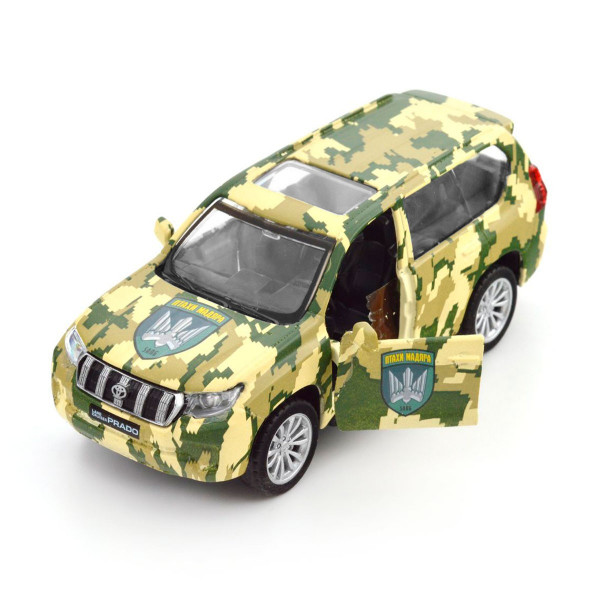Машинка металева із серії "Шеврони Героїв" - Toyota Land Cruiser Prado - "Птахи Мадяра"