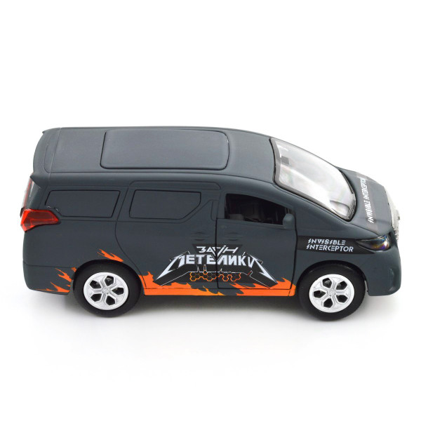 Машинка металева із серії "Шеврони Героїв" - Toyota Alphard - "Загін метеликів"