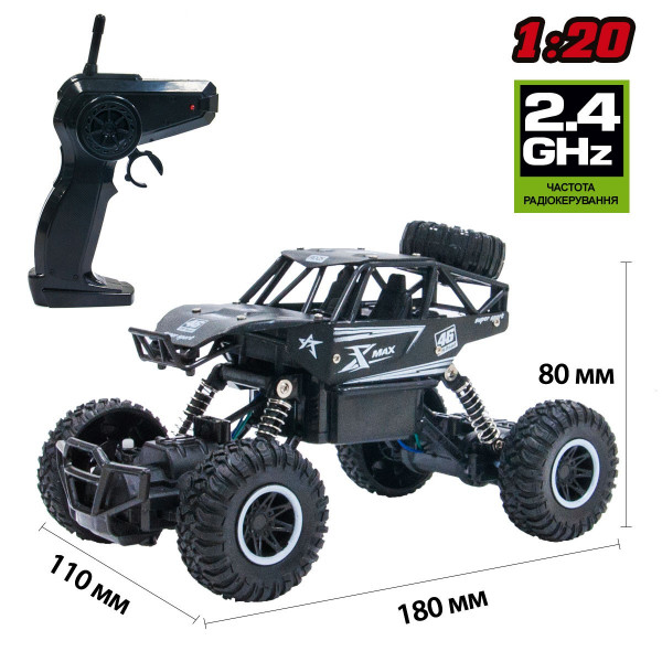 Автомобіль Off-Road Crawler З Р/К - Rock Sport (Чорний)