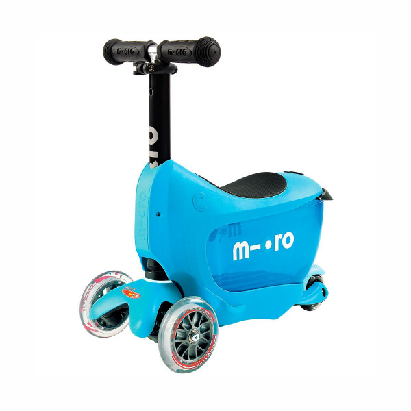 Самокат Micro серії Mini2go Deluxe Plus - Блакитний