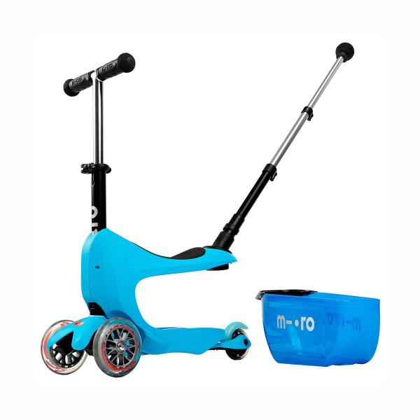 Самокат Micro серії Mini2go Deluxe Plus - Блакитний