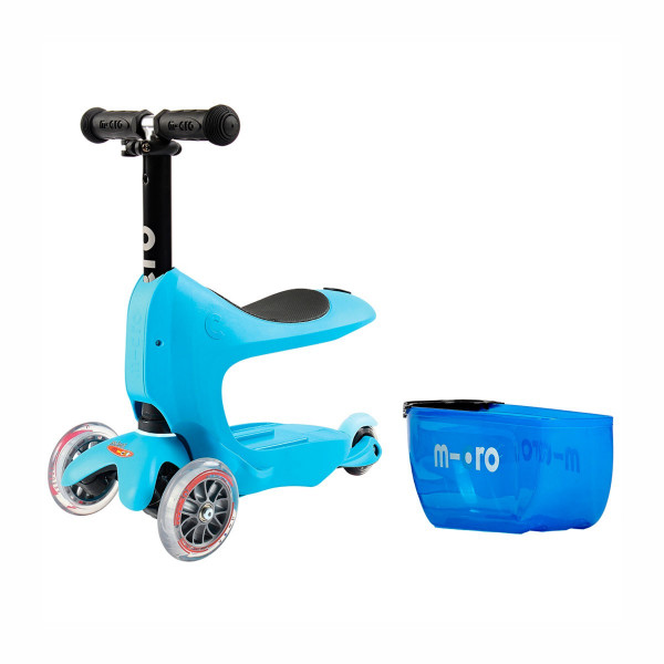 Самокат Micro серії Mini2go Deluxe Plus - Блакитний